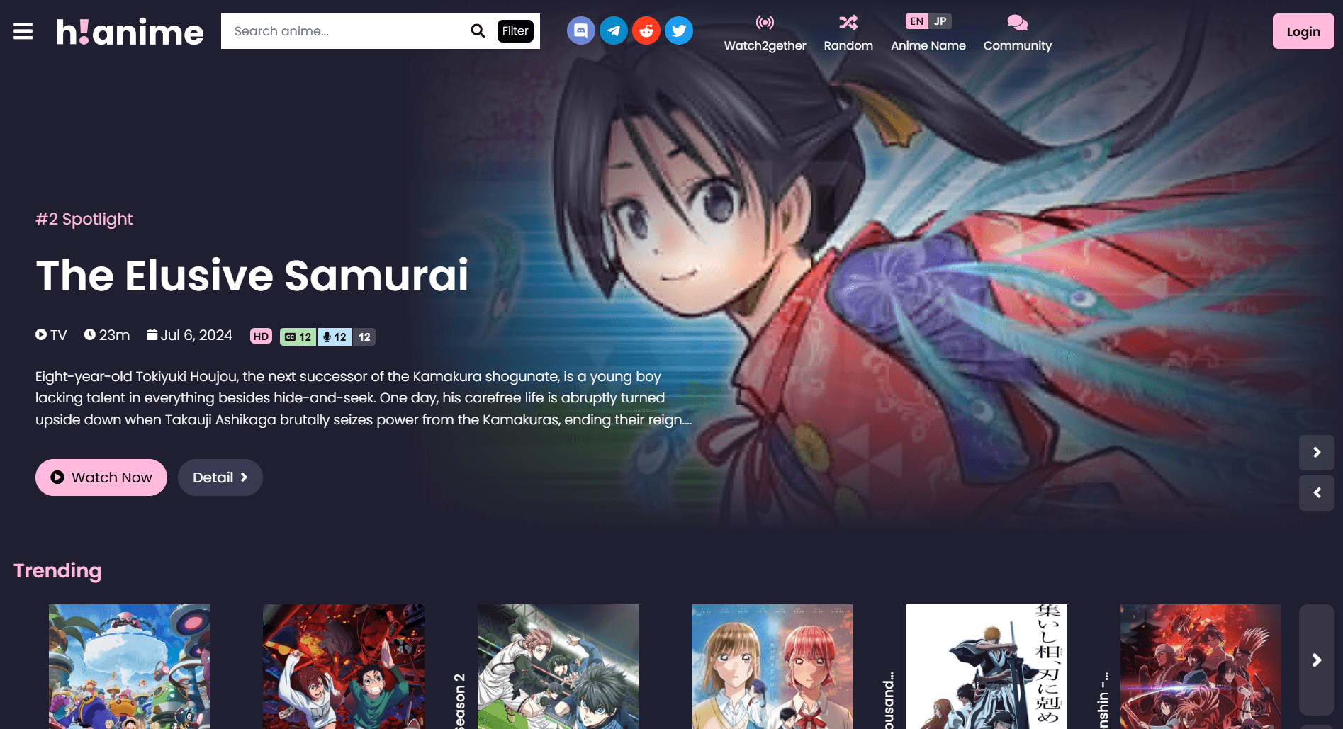 Anime Streaming Website